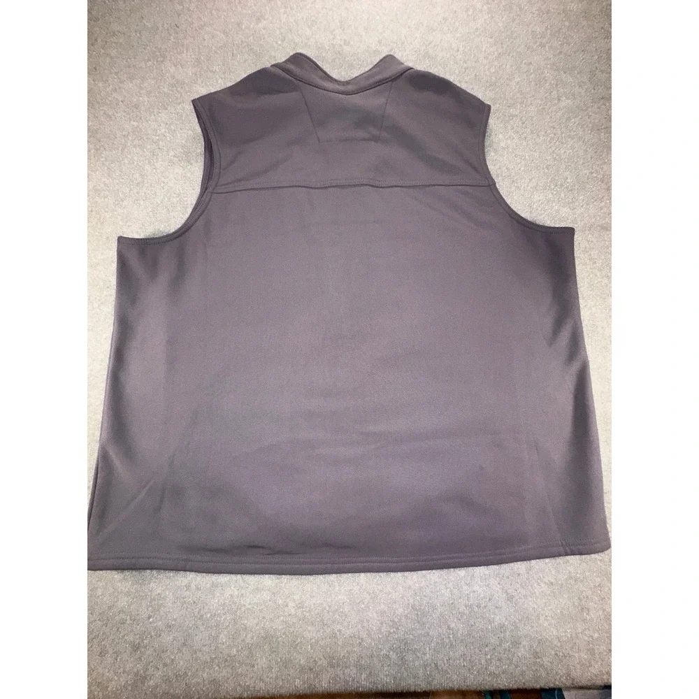 Carhartt Liberty Modern Fit Mens 2XL Pewter Gray Full Zip Scrub Vest C82023